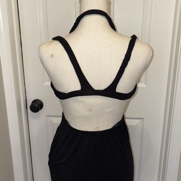 L*space Black Halter Maxi Dress or Coverup - Picture 3 of 7